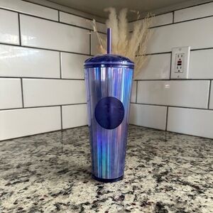 Starbucks Holographic Purple Cold Dome Lid 24oz Tumbler